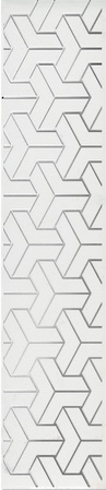Бордюр Ломбардиа белый |25x5,4
