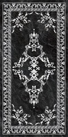 Риальто серый тёмный декор. лапп. обр. гр. 119,5х238,5| ZZ