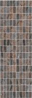 Декор Театро коричневый мозаичный |25x75