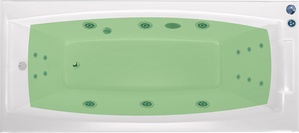 Акриловая ванна Marka One Aelita 01ае1880ГМпрпл Премиум| 180x80x46