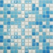 Мозаика МСD002Р (чип 2x2 мм) бело-голубой на бумаге ZZ| 32.7x32.7