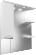 Зеркало-шкаф "Камилла 80" 800x170x997 мм,  шкафчик справа, с подсветкой, крепеж в комплекте