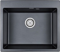 Мойка кухонная Paulmark Kante PM106052-BLM черный металлик| 52x60x20