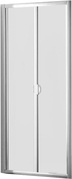 Дверь складная д/д (прав/лев), (100хh188,7см,стекло 4мм GL прозр., фурн.05 bril, полир.алюмин) Arco ZZ товар