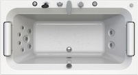 Акриловая ванна Radomir Хельга 1 Релакс Chrome 185x100 с пультом| 185x100x53