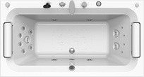 Акриловая ванна Radomir Хельга 1 Специальный Chrome 185x100 с пультом| 185x100x53
