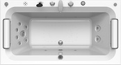 Акриловая ванна Radomir Хельга 1 Спортивный Chrome 185x100 с пультом| 185x100x53