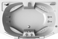 Акриловая ванна Radomir Конкорд Специальный Chrome 180x120 с пультом| 180x120x50 товар