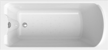 Ванна «ЛАРЕДО» правая, 1680х700, Гидромассаж "Лечебный Chrome", фронт.панель, контрол.200, слив/перелив ZZ