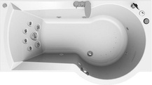 Акриловая ванна Radomir Валенсия Лечебный Chrome 170x95 правая с пультом| 170x95x48