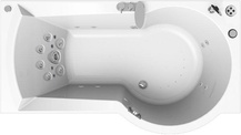 Акриловая ванна Radomir Валенсия Специальный Chrome 170x95 правая с пультом| 170x95x48
