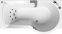 Акриловая ванна Radomir Валенсия Релакс Chrome 170x95 правая с пультом| 170x95x48