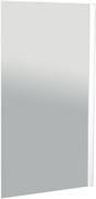 Шторка для ванны PVS1-80 неподвижная, 80x140 см, профиль белый, стекло прозрачное ZZ