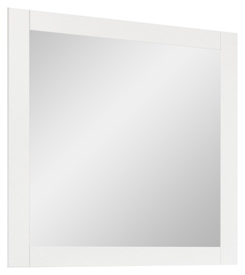 Зеркало Sanflor Ванесса 75, белое, цв.белый матов, крепления в компл.  ZZ