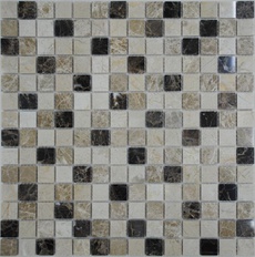 Мозаика из камня на сетке М20-275-20Р ZZ |30.5x30.5