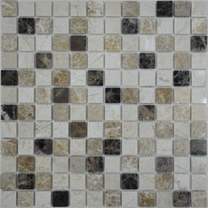 Мозаика из камня на сетке М20-277-23Р ZZ |30.5x30.5
