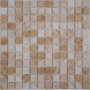 Мозаика из камня на сетке Т20-160-23Р ZZ |30.5x30.5