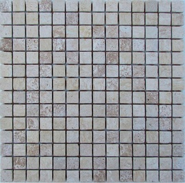 Мозаика из камня на сетке Т20-204-20Т ZZ |30.5x30.5
