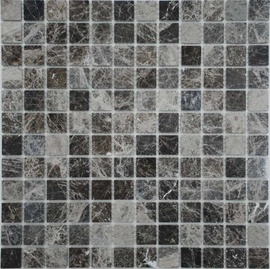 Мозаика из камня на сетке М20-256-23Р ZZ |30.5x30.5