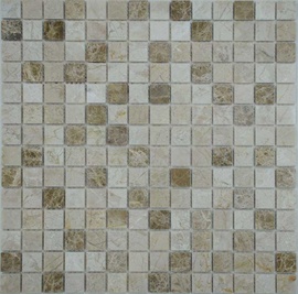 Мозаика из камня на сетке М20-269-20Р ZZ |30.5x30.5