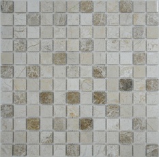Мозаика из камня на сетке М20-271-23Р ZZ |30.5x30.5
