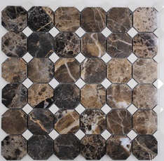 Мозаика из камня на сетке М20-318-1548Р ZZ |30.5x30.5