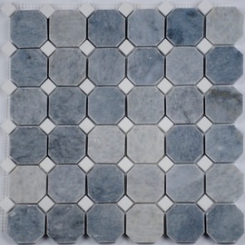 Мозаика из камня на сетке М20-371-Р ZZ 30.5x30.5