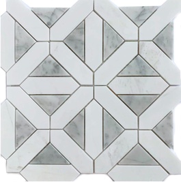 Мозаика из камня на сетке М20-393-Р ZZ 30.5x30.5
