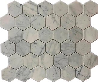Мозаика из камня на сетке X21-014-P ZZ 26.6x30.5