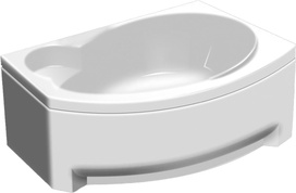 Ванна Infinity Mini (левая) "Стандарт", без г/м, 170х105хh66/49см, на раме, слив/перелив в комплекте,  БЕЗ ПАНЕЛИ ZZ
