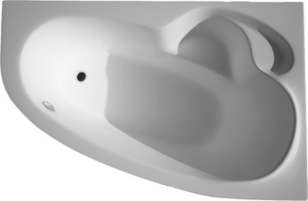 Ванна Talia (правая) "Стандарт", без г/м, 160х105хh63/49см,  на раме, фронт. панель, слив/перелив в комплекте, ZZ