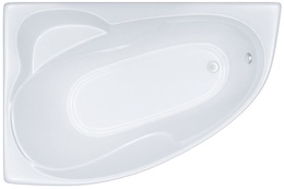 Ванна акрилованя Triton Изабель R (правая) асимметричная, 170х100 см, каркас в компл., без слива-перелива, панелей, цв. белый, ZZ