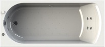Ванна акриловая "Николь" 1500х700x480 мм, каркас, фронт. панель, ГМ"Баланс Chrome", ZZ