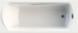 Ванна акриловая "Сильвия", 1680х700x460 мм, БЕЗ каркаса, слива-перелива и панели, белая XX