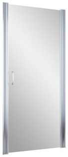 Дверь в нишу EP, 80x190 см, универсальное, профиль хром глянцевый, стекло сатин ZZ