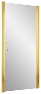 Дверь в нишу EP, 95x190 см, универсальное, профиль золото, стекло прозрачное ZZ
