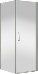 Душевой уголок 900x900хh1900мм, квадратн., правый/левый, распашная дверь, (стекло прозрачное 6мм, фурн.цв.хром), Orta ZZ
