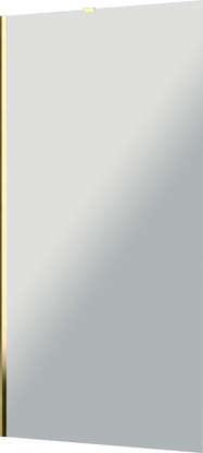 Душевая перегородка Wasserkraft Aisch 55W44, стекло прозрачное 6 мм, покрытиеWasserSchutz, профиль матовое золото, ZZ