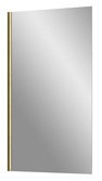 Шторка на ванну, 800х1400 мм, стекло 6 мм с покрытием, профиль матовое золото, ZZ